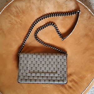 Crossbody purse with chain strap